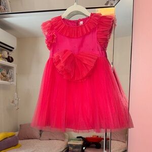 Elegant Pink Kids Formal Dress